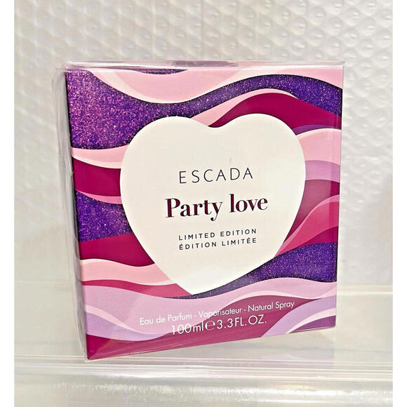 ESCADA Party Love Eau de PARFUM Spray Limited Edition 3.3 oz / 100 ml NEW - Picture 2 of 5